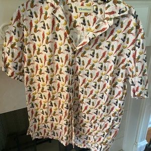 Men’s Caribbean Button Down Shirt .
